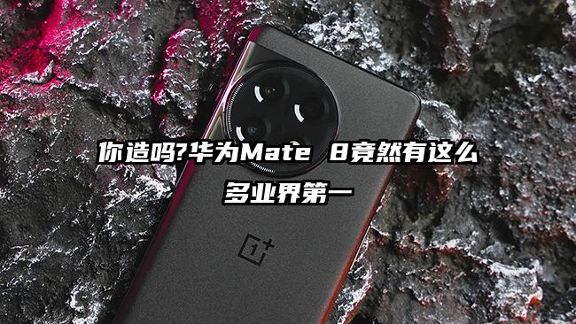 你造吗?华为Mate 8竟然有这么多业界第一
