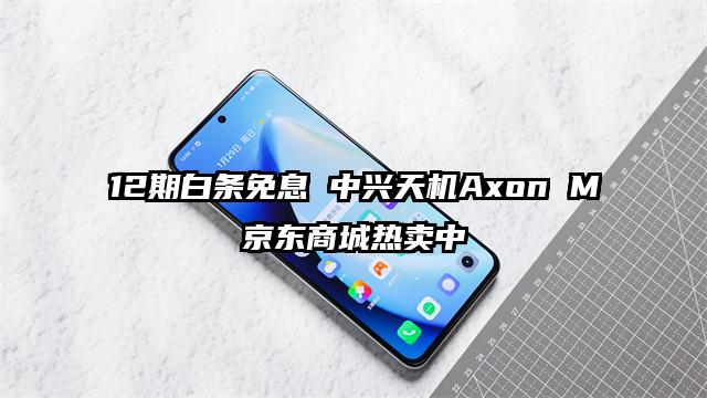 12期白条免息 中兴天机Axon M京东商城热卖中