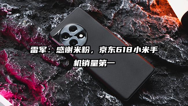 雷军：感谢米粉，京东618小米手机销量第一