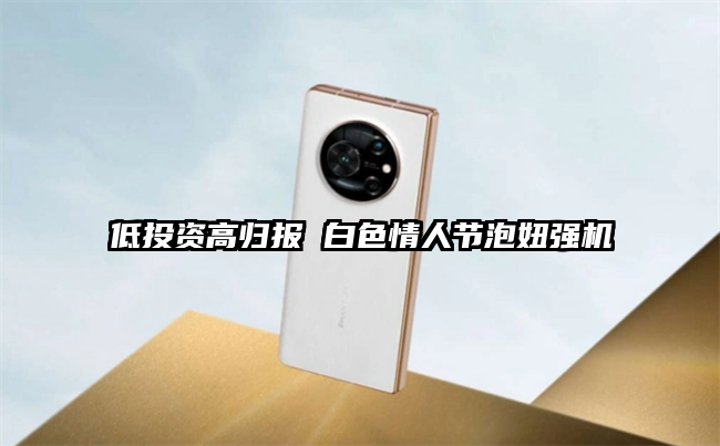 低投资高归报 白色情人节泡妞强机