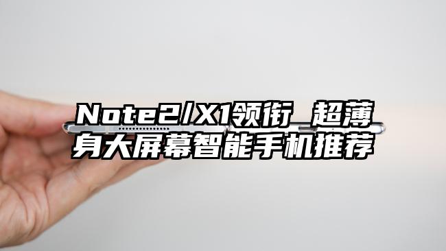 Note2/X1领衔 超薄身大屏幕智能手机推荐
