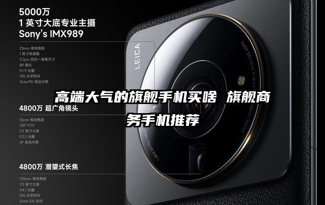 高端大气的旗舰手机买啥 旗舰商务手机推荐
