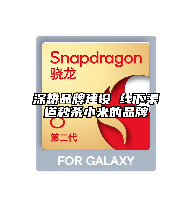 深耕品牌建设 线下渠道秒杀小米的品牌