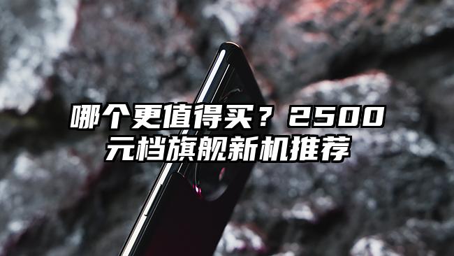 哪个更值得买？2500元档旗舰新机推荐