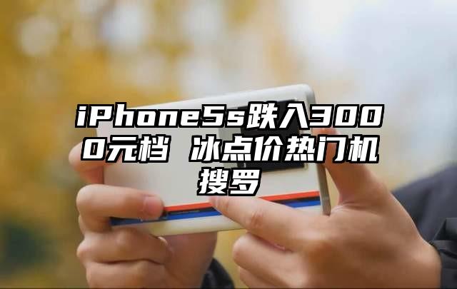 iPhone5s跌入3000元档 冰点价热门机搜罗