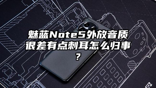 魅蓝Note5外放音质很差有点刺耳怎么归事?
