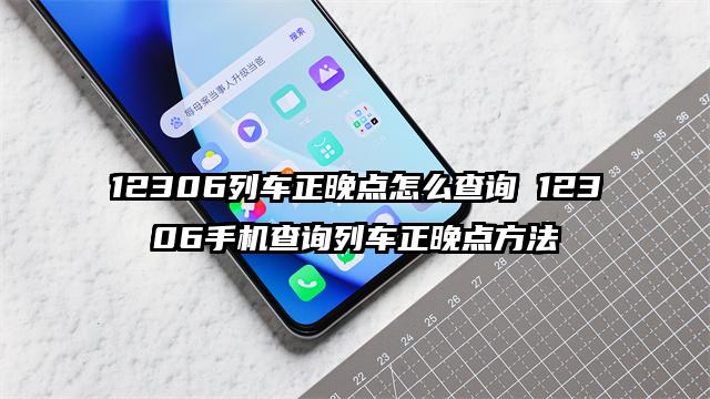 12306列车正晚点怎么查询 12306手机查询列车正晚点方法