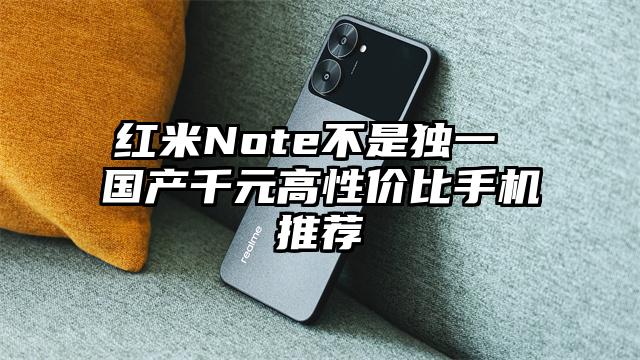 红米Note不是独一 国产千元高性价比手机推荐