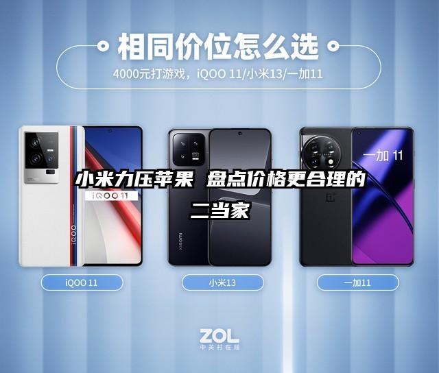 小米力压苹果 盘点价格更合理的二当家