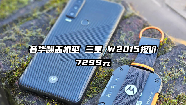 奢华翻盖机型 三星 W2015报价7299元
