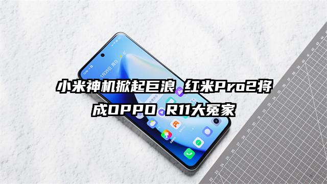 小米神机掀起巨浪 红米Pro2将成OPPO R11大冤家