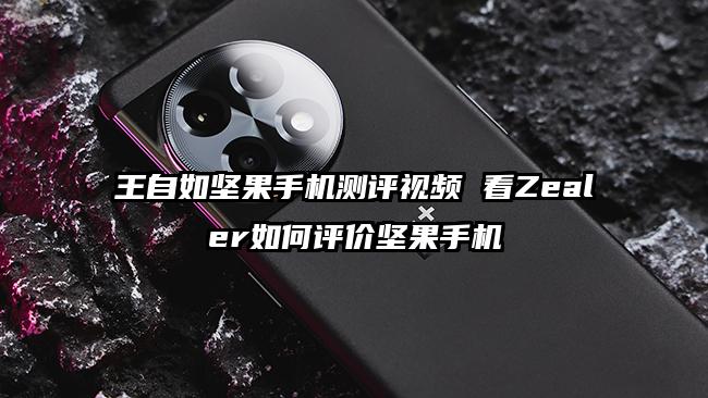 王自如坚果手机测评视频 看Zealer如何评价坚果手机