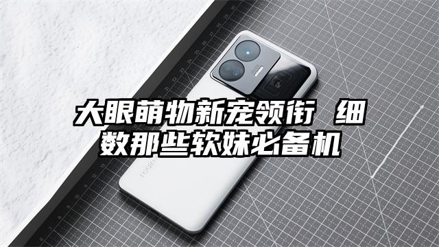 大眼萌物新宠领衔 细数那些软妹必备机