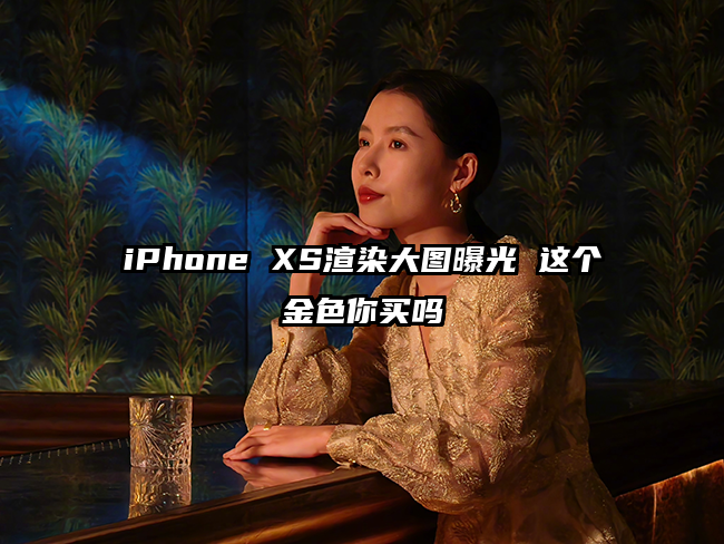 iPhone XS渲染大图曝光 这个金色你买吗