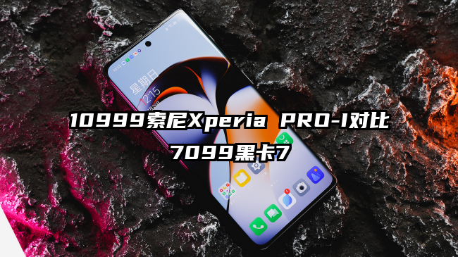 10999索尼Xperia PRO-I对比7099黑卡7