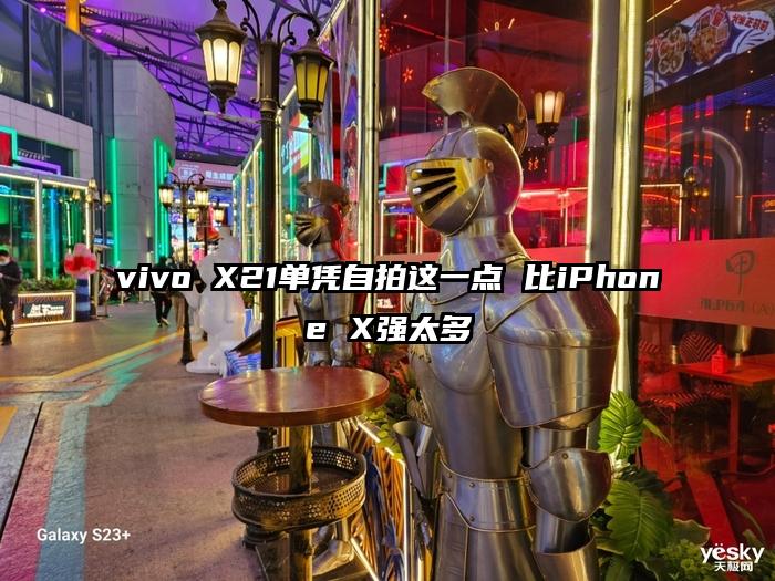 vivo X21单凭自拍这一点 比iPhone X强太多