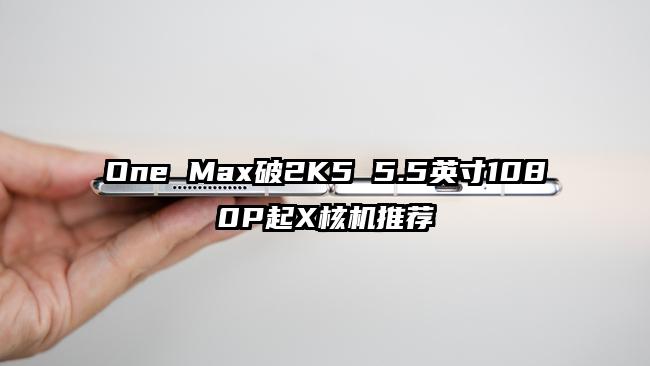 One Max破2K5 5.5英寸1080P起X核机推荐