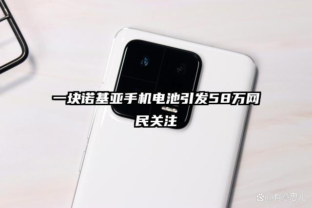 一块诺基亚手机电池引发58万网民关注