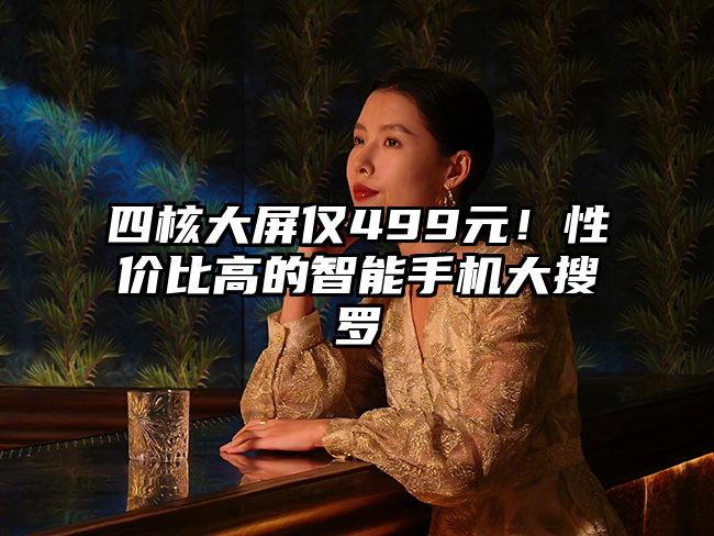 四核大屏仅499元！性价比高的智能手机大搜罗