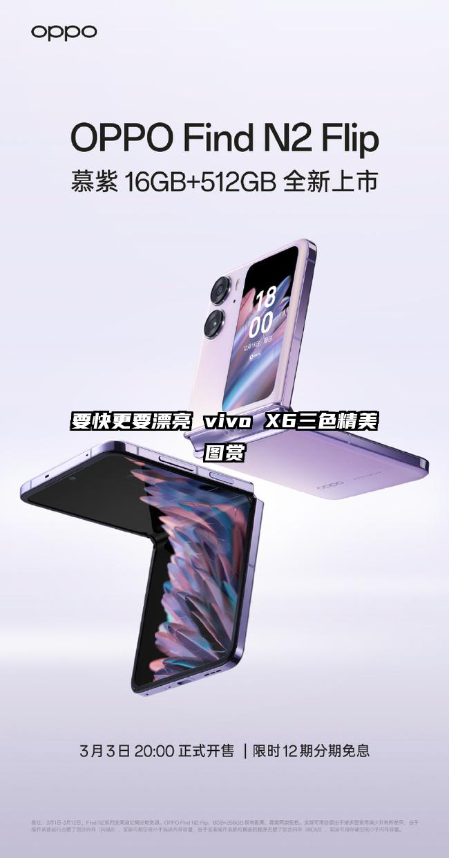 要快更要漂亮 vivo X6三色精美图赏