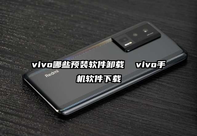 vivo哪些预装软件卸载  vivo手机软件下载