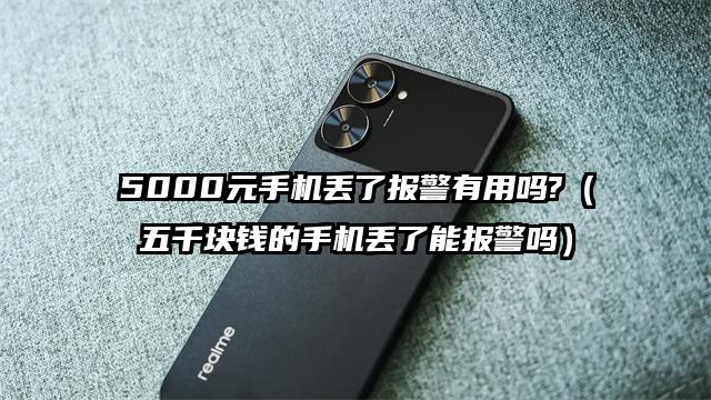 5000元手机丢了报警有用吗?（五千块钱的手机丢了能报警吗）