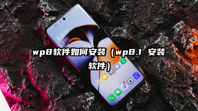 wp8软件如何安装（wp8.1 安装软件）