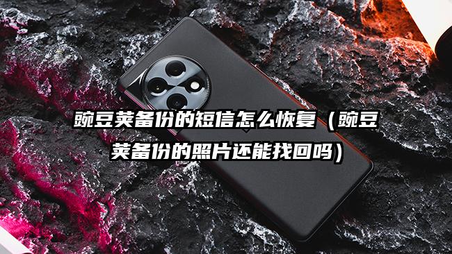 豌豆荚备份的短信怎么恢复（豌豆荚备份的照片还能找回吗）