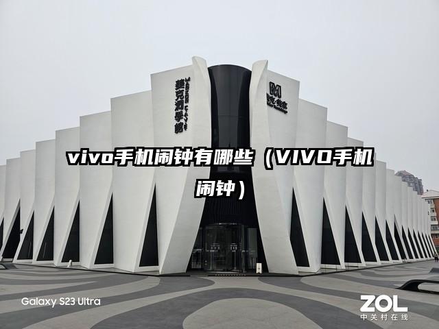 vivo手机闹钟有哪些（VIVO手机闹钟）