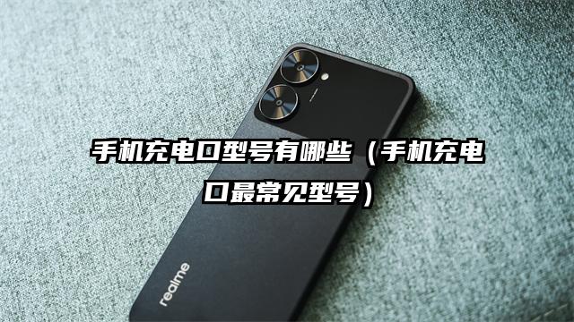 手机充电口型号有哪些（手机充电口最常见型号）