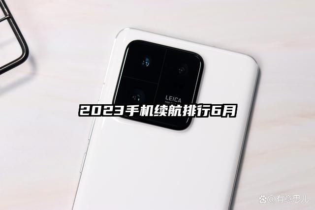 2023手机续航排行6月