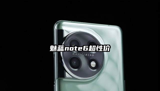 魅蓝note6超性价