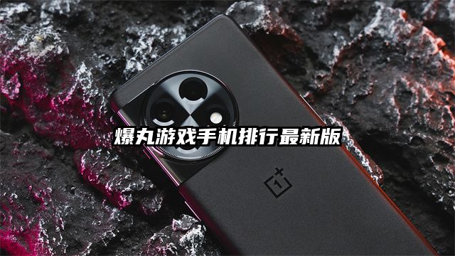 爆丸游戏手机排行最新版