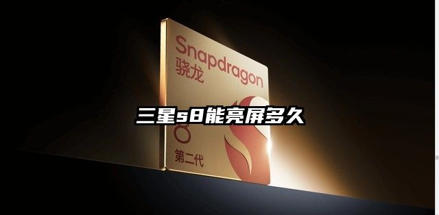 三星s8能亮屏多久