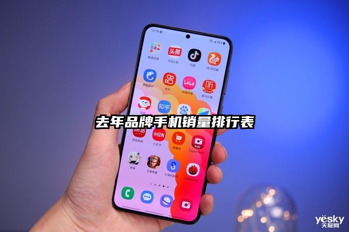 去年品牌手机销量排行表