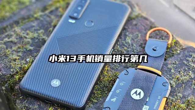 小米13手机销量排行第几