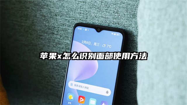 苹果x怎么识别面部使用方法
