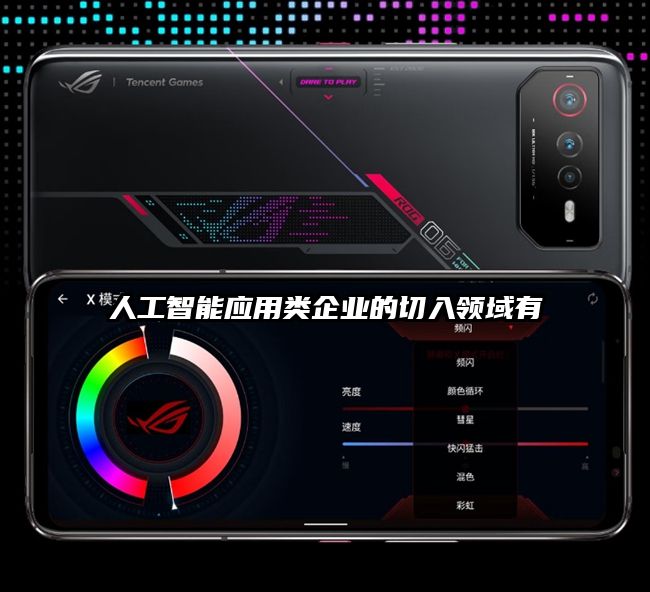 人工智能应用类企业的切入领域有