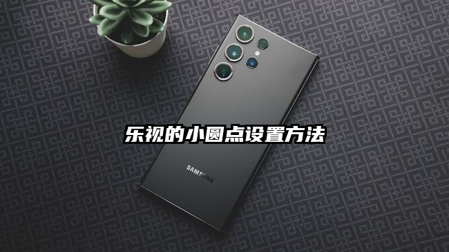乐视的小圆点设置方法