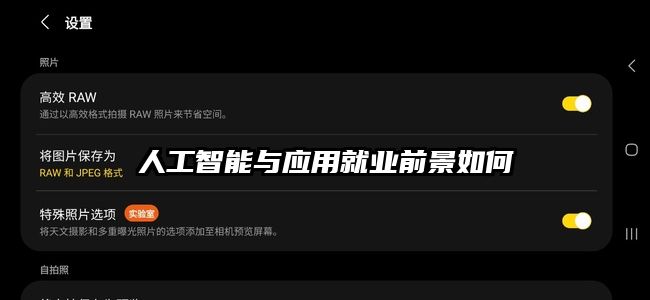 人工智能与应用就业前景如何