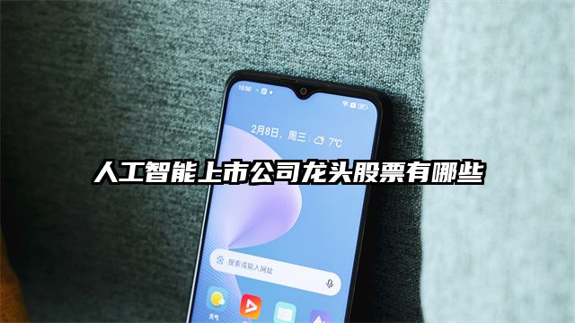 人工智能上市公司龙头股票有哪些