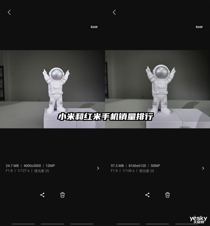 小米和红米手机销量排行