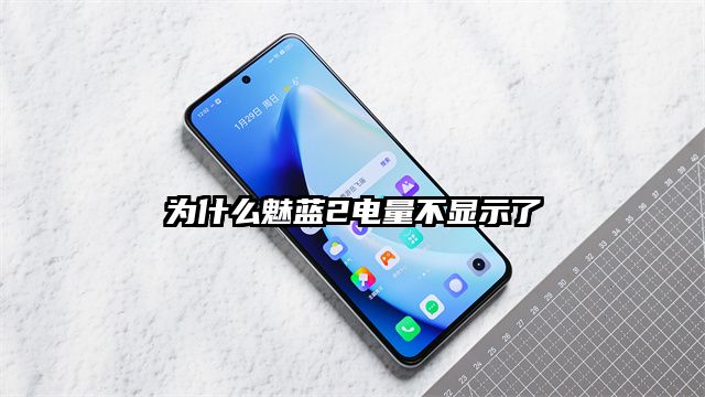 为什么魅蓝2电量不显示了