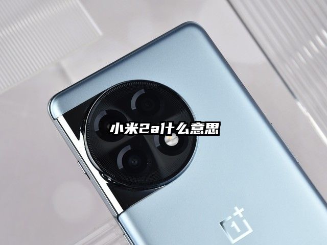 小米2a什么意思