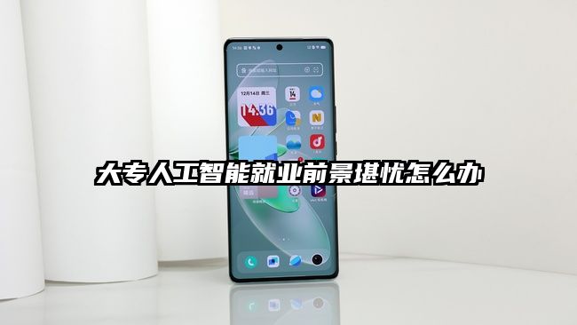 大专人工智能就业前景堪忧怎么办