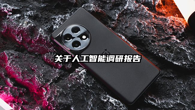 关于人工智能调研报告