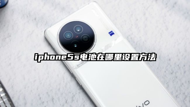 iphone5s电池在哪里设置方法