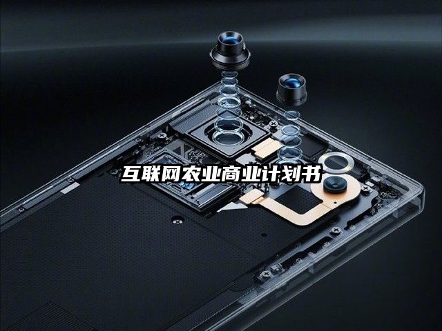 互联网农业商业计划书