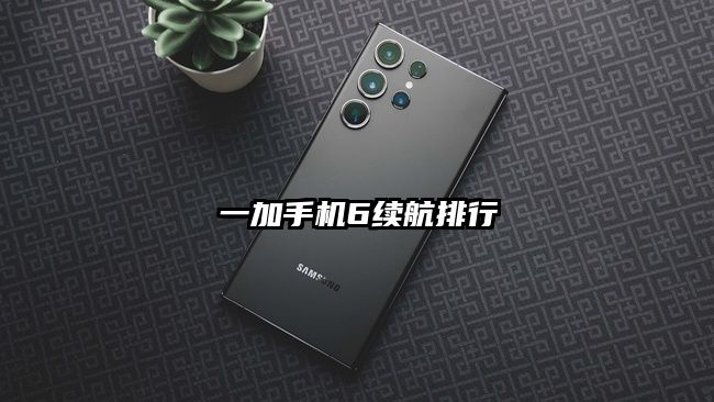 一加手机6续航排行