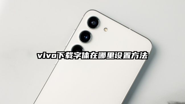 vivo下载字体在哪里设置方法